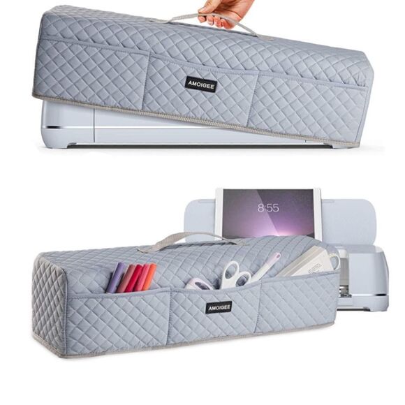 🎀 NEW Cricut Dust Cover 🎀 Gray - Picture 1 of 4